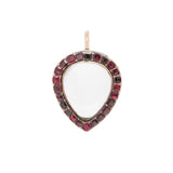 Georgian Ruby Heart Locket