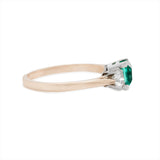 Colombian Emerald and Diamond Ring