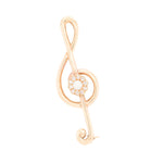 Deakin and Francis Treble Clef Brooch-Charlotte Sayers Antique Jewellery