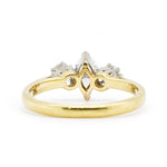 Diamond 3 Stone Ring-Charlotte Sayers Antique Jewellery