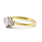 Diamond 3 Stone Ring-Charlotte Sayers Antique Jewellery