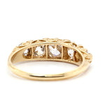 Diamond 5 Stone Ring-Charlotte Sayers Antique Jewellery