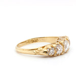 Diamond 5 Stone Ring-Charlotte Sayers Antique Jewellery