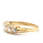 Diamond 5 Stone Ring-Charlotte Sayers Antique Jewellery