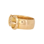Diamond Buckle Ring-Charlotte Sayers Antique Jewellery