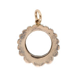 Diamond Circle Pendant-Charlotte Sayers Antique Jewellery