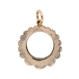 Diamond Circle Pendant-Charlotte Sayers Antique Jewellery
