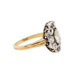 Diamond Cluster Ring-Charlotte Sayers Antique Jewellery
