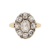 Diamond Cluster Ring-Charlotte Sayers Antique Jewellery