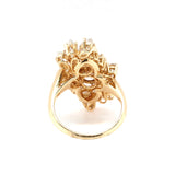 Diamond Cocktail Ring-Charlotte Sayers Antique Jewellery