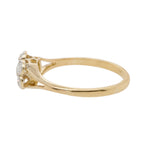 Diamond Daisy Cluster Ring-Charlotte Sayers Antique Jewellery