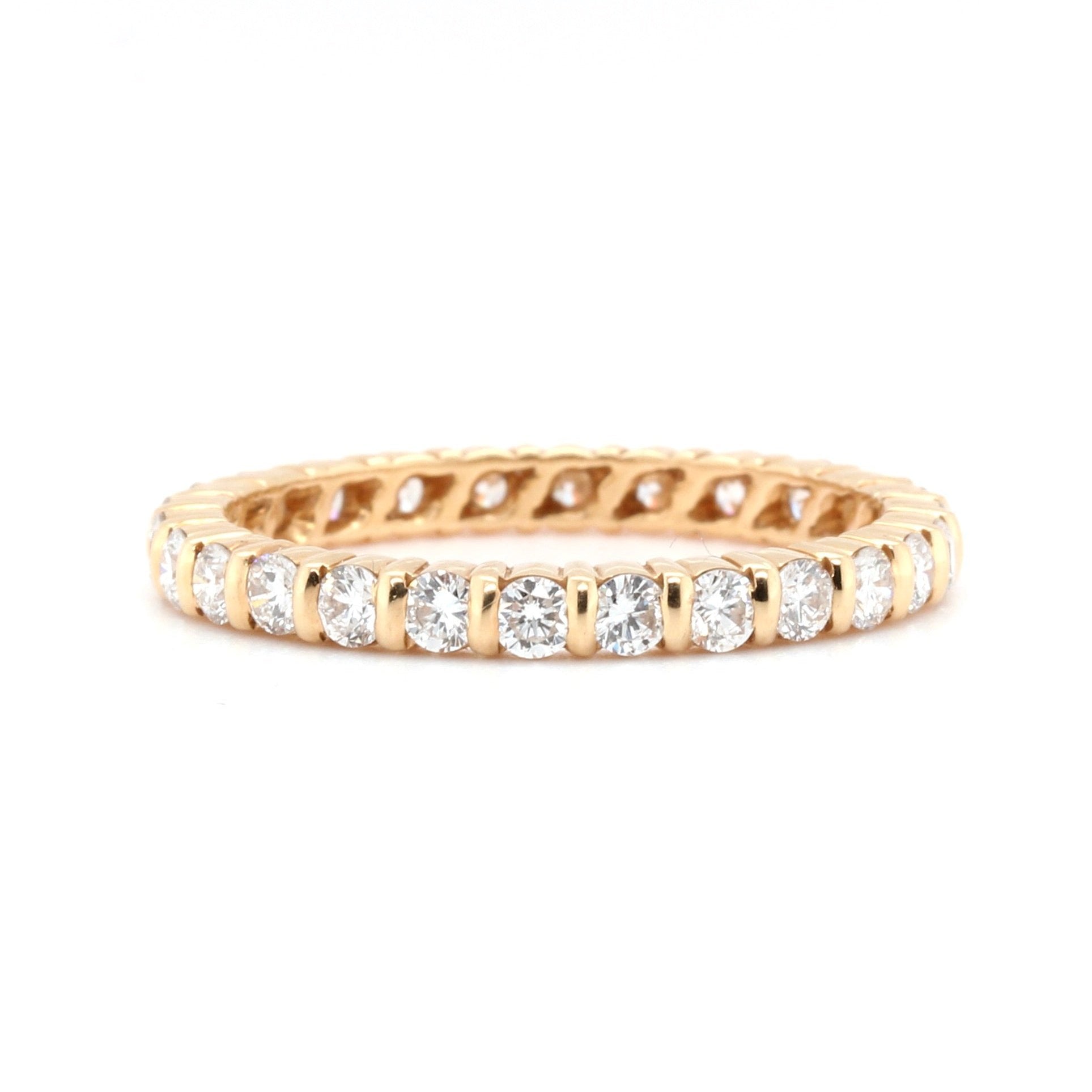 Diamond Eternity Ring-Charlotte Sayers Antique Jewellery