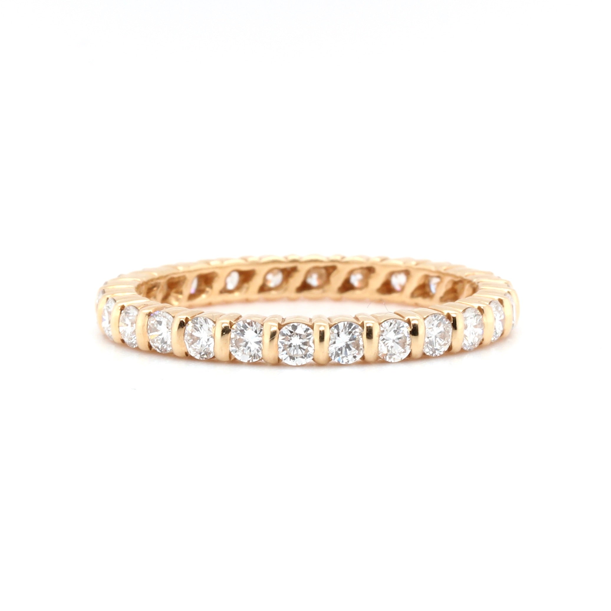 Diamond Eternity Ring-Charlotte Sayers Antique Jewellery