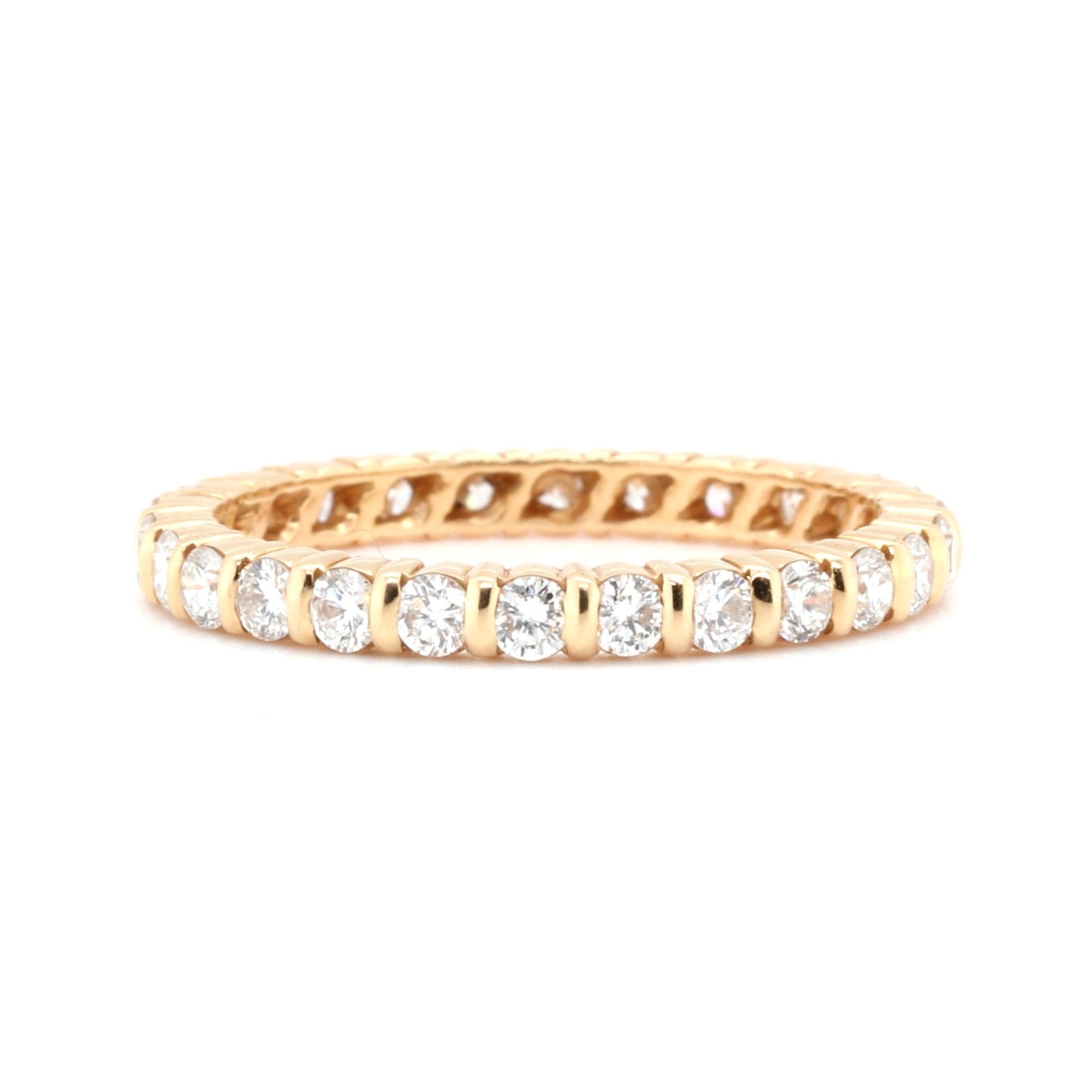 Diamond Eternity Ring-Charlotte Sayers Antique Jewellery