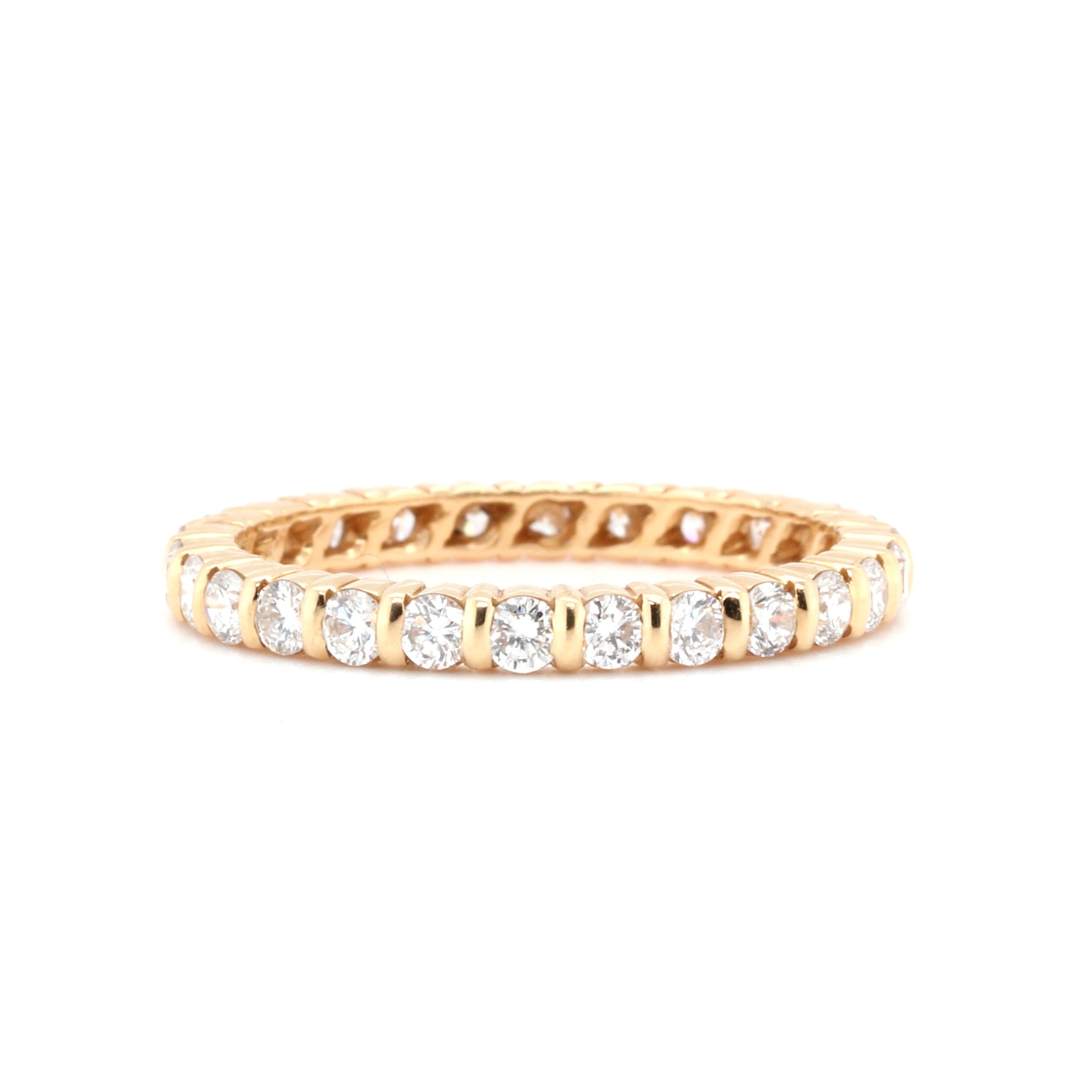 Diamond Eternity Ring-Charlotte Sayers Antique Jewellery