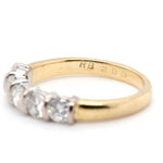 Diamond Five Stone Ring-Charlotte Sayers Antique Jewellery