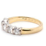 Diamond Five Stone Ring-Charlotte Sayers Antique Jewellery