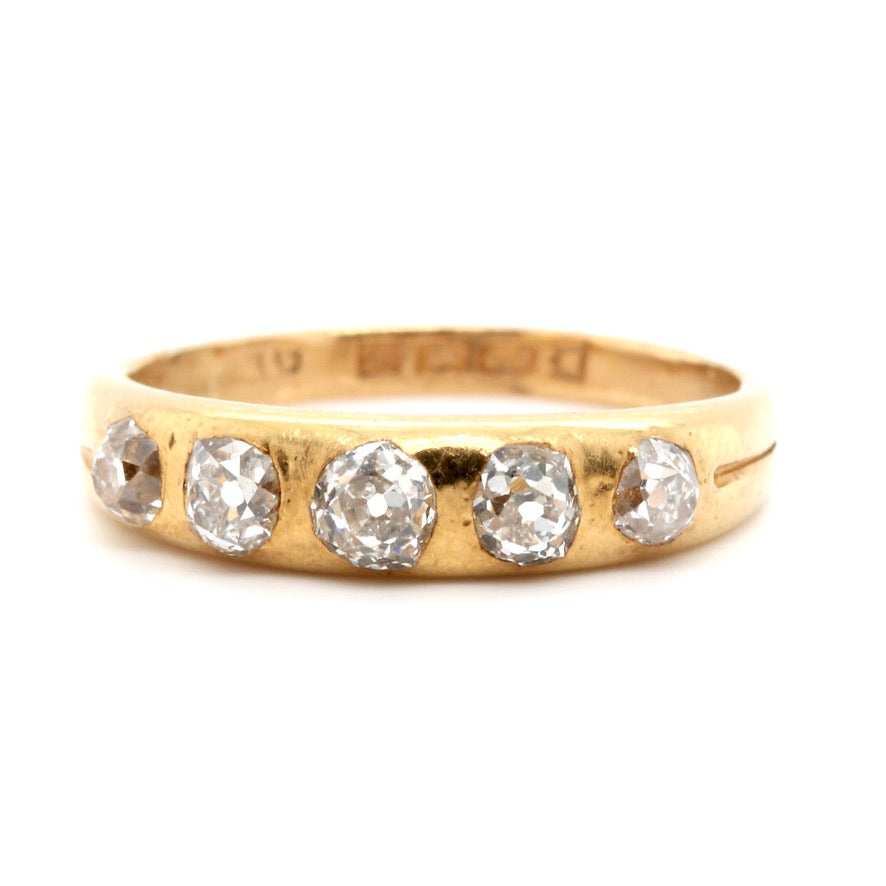 Diamond Gypsy Ring-Charlotte Sayers Antique Jewellery