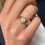 Diamond Gypsy Ring-Charlotte Sayers Antique Jewellery