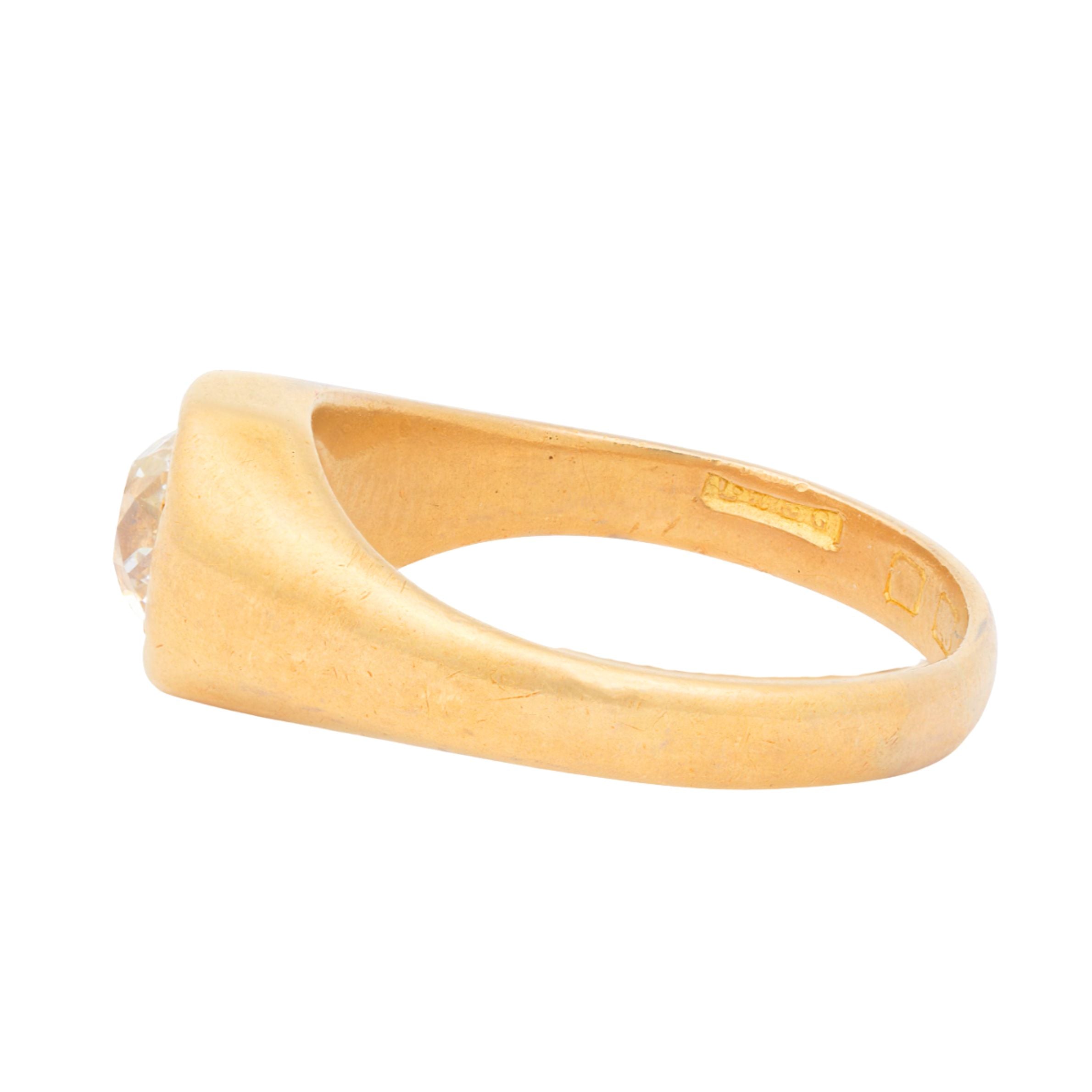 Diamond Gypsy Ring-Charlotte Sayers Antique Jewellery