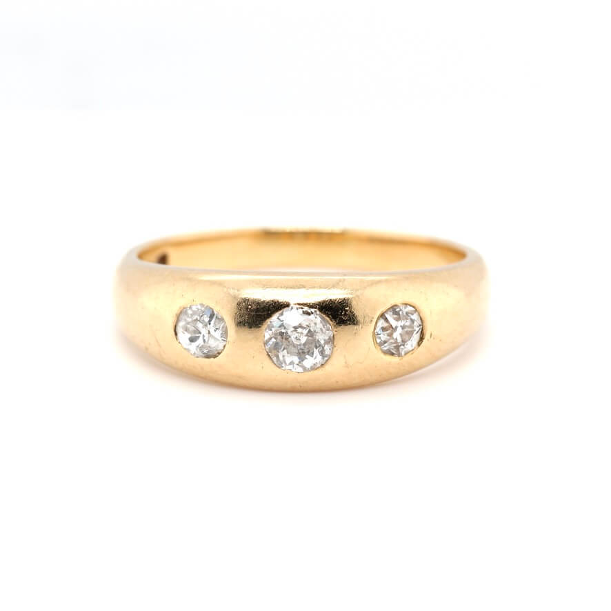 Diamond Gypsy Ring-Charlotte Sayers Antique Jewellery