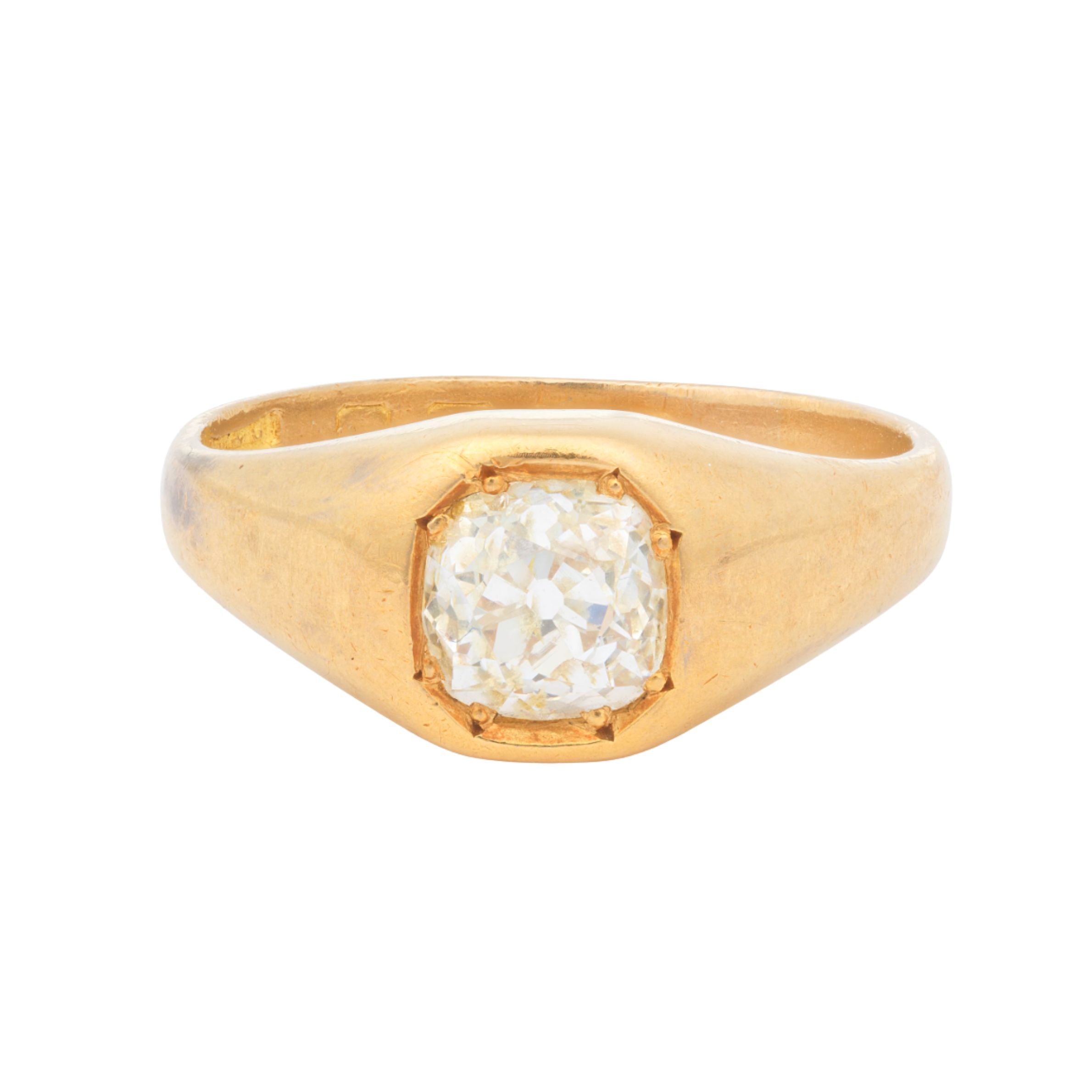 Diamond Gypsy Ring-Charlotte Sayers Antique Jewellery