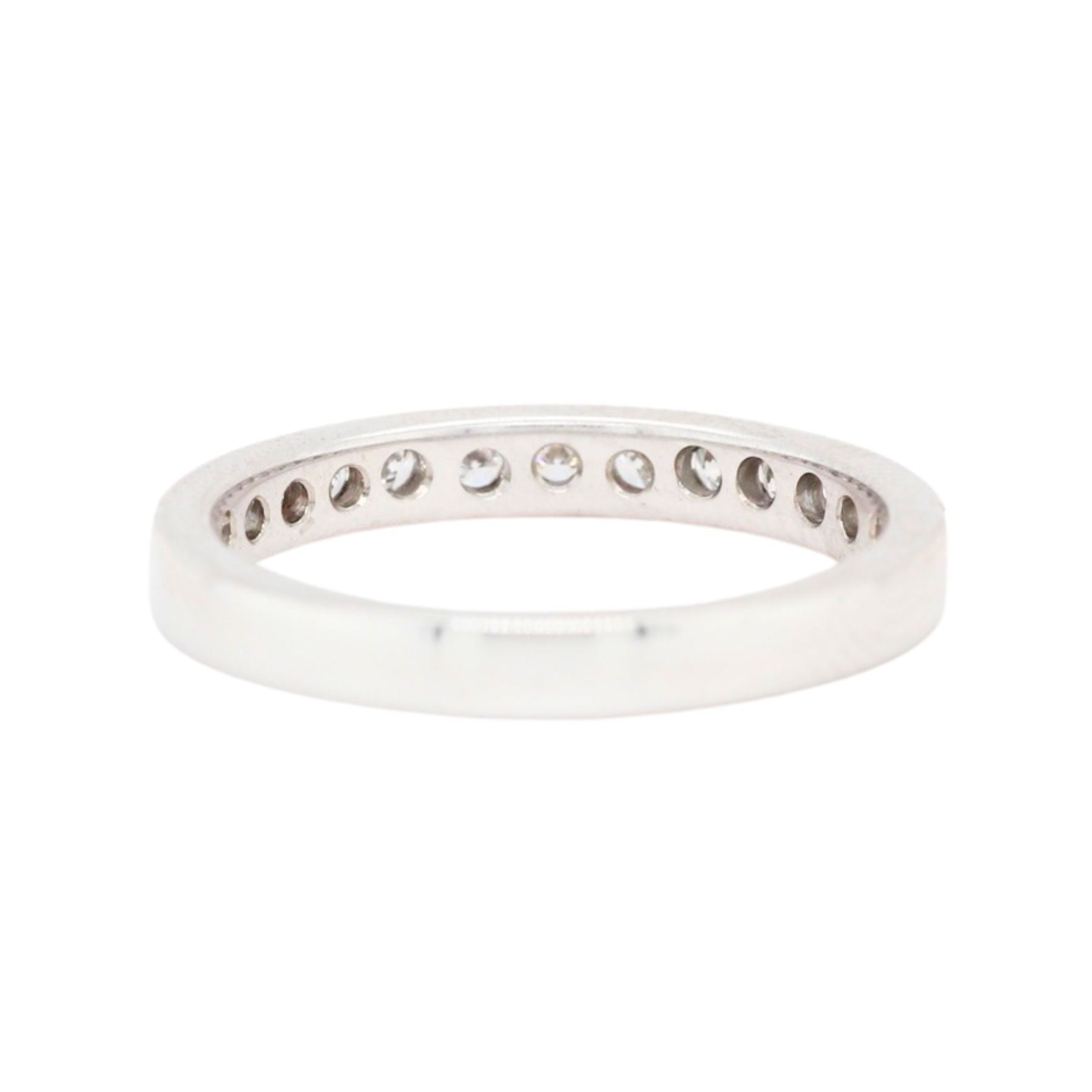 Diamond Half Eternity Ring-Charlotte Sayers Antique Jewellery