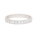 Diamond Half Eternity Ring-Charlotte Sayers Antique Jewellery