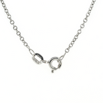 Diamond Heart Necklace-Charlotte Sayers Antique Jewellery