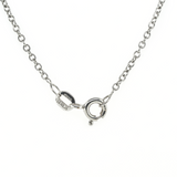 Diamond Heart Necklace-Charlotte Sayers Antique Jewellery