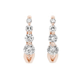 Diamond Hoop Earrings-Charlotte Sayers Antique Jewellery