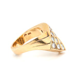 Diamond Lightning Ring-Charlotte Sayers Antique Jewellery