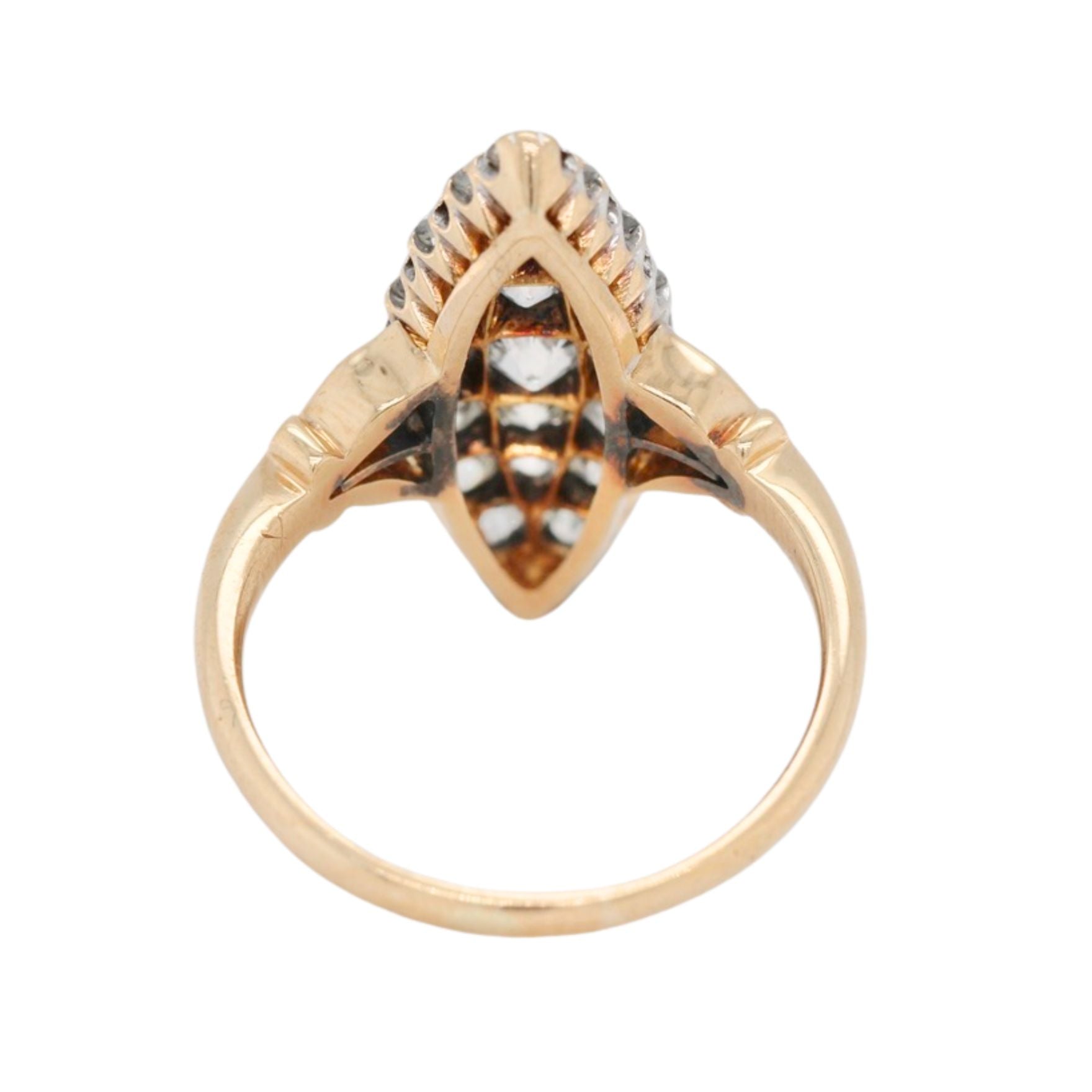 Diamond Marquise Ring-Charlotte Sayers Antique Jewellery
