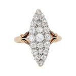 Diamond Marquise Ring-Charlotte Sayers Antique Jewellery
