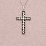 Diamond Onyx Cross