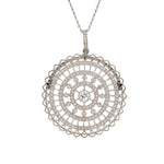 Diamond Pendant / Brooch-Charlotte Sayers Antique Jewellery