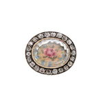 Diamond Rock Crystal Brooch-Charlotte Sayers Antique Jewellery