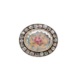 Diamond Rock Crystal Brooch-Charlotte Sayers Antique Jewellery