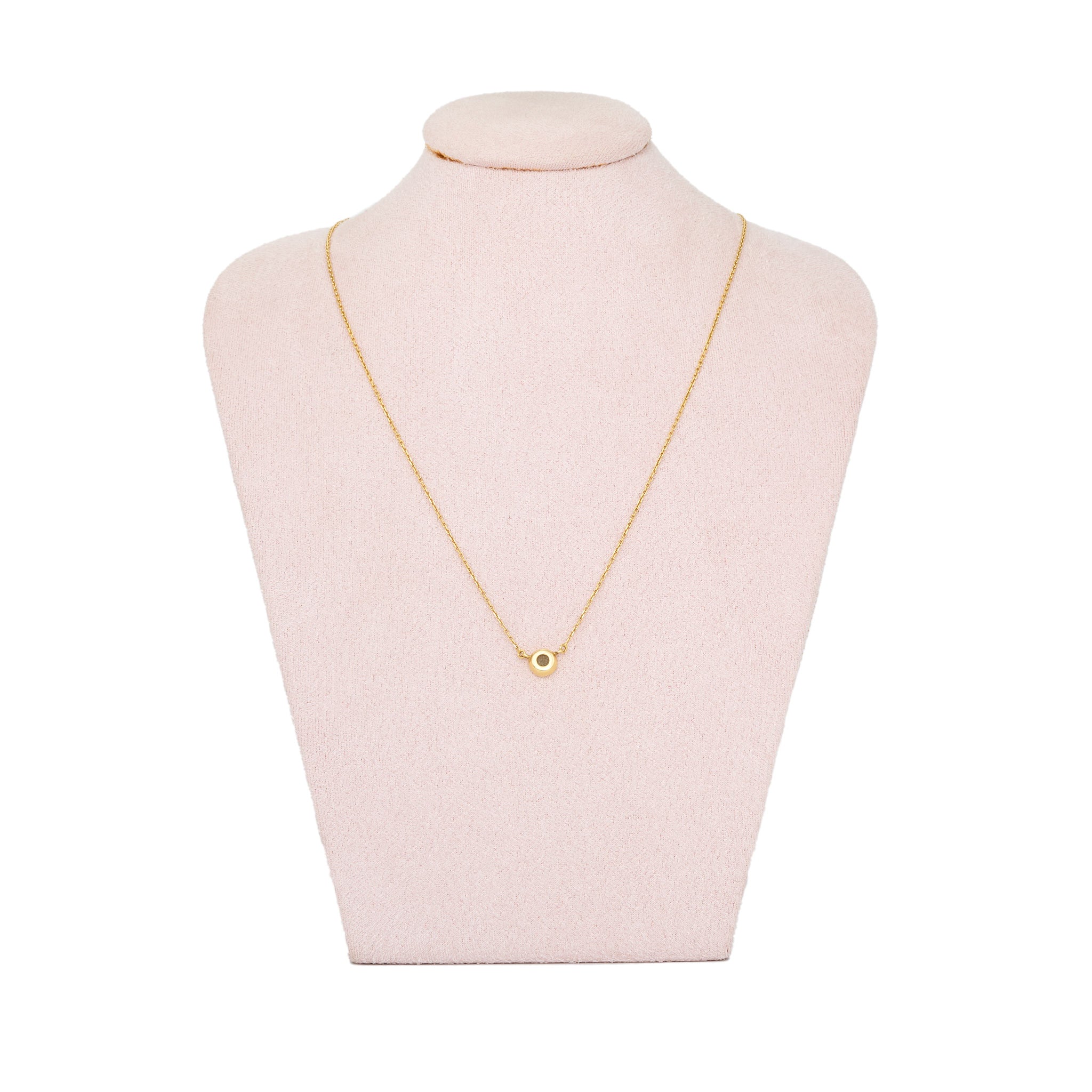 Diamond Solitaire Necklace-Charlotte Sayers Antique Jewellery