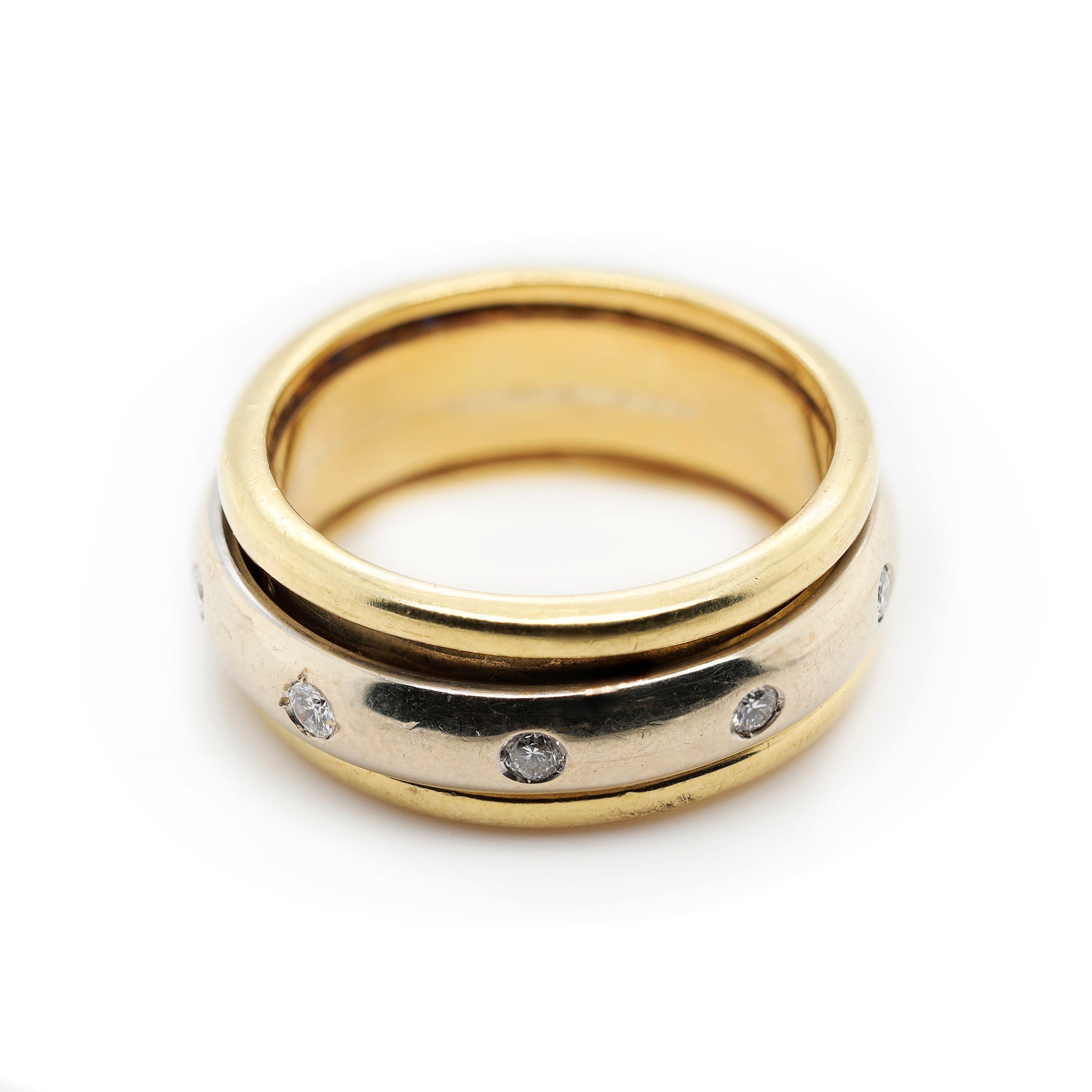 Diamond Spinner Ring-Charlotte Sayers Antique Jewellery