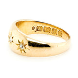 Diamond Star Gypsy Ring-Charlotte Sayers Antique Jewellery