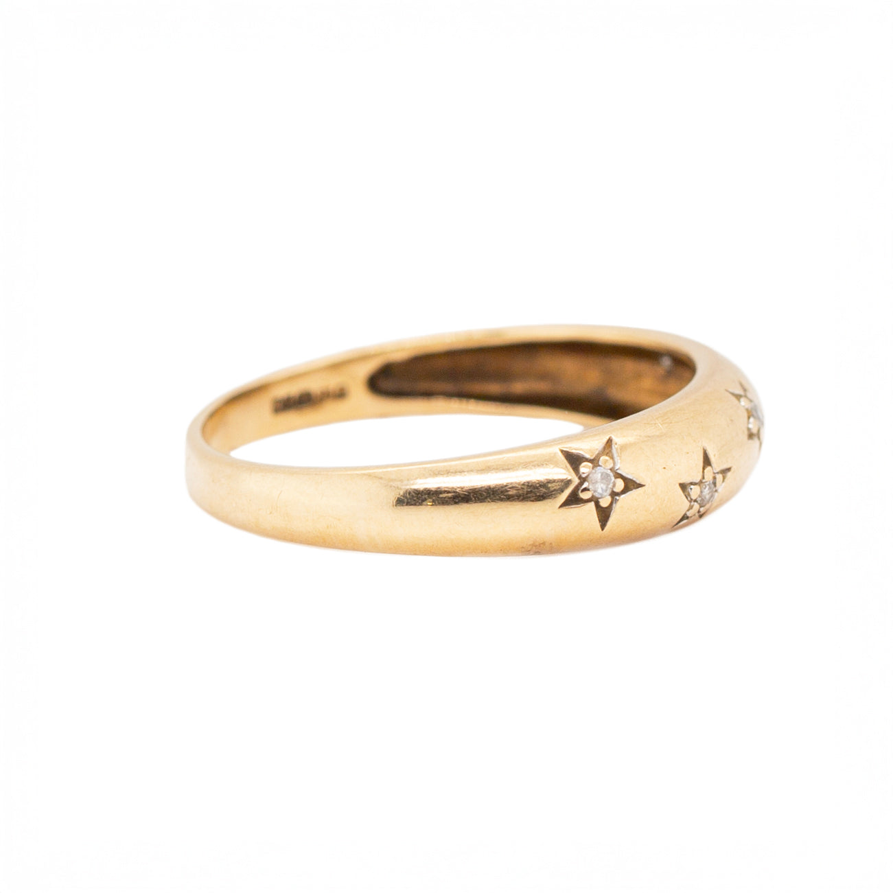 Diamond Star Ring-Charlotte Sayers Antique Jewellery