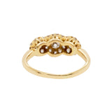 Diamond Three Cluster Ring-Charlotte Sayers Antique Jewellery