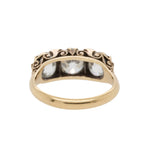 Diamond Three Stone Ring-Charlotte Sayers Antique Jewellery