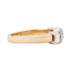 Diamond Three Stone Ring-Charlotte Sayers Antique Jewellery