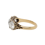 Diamond Three Stone Ring-Charlotte Sayers Antique Jewellery