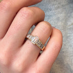 Diamond and Chunky Gold Ring-Charlotte Sayers Antique Jewellery