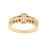 Diamond and Chunky Gold Ring-Charlotte Sayers Antique Jewellery