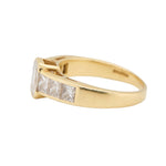 Diamond and Chunky Gold Ring-Charlotte Sayers Antique Jewellery