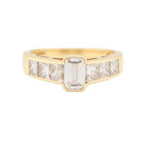 Diamond and Chunky Gold Ring-Charlotte Sayers Antique Jewellery
